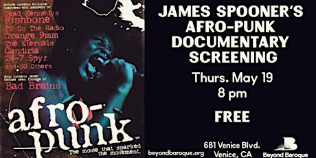 James Spooner's Afro-Punk Documentary Screening tickets