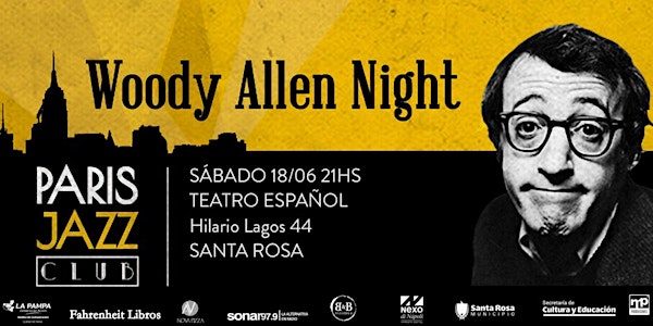 Woody Allen Night por Paris Jazz Club (Santa Rosa)