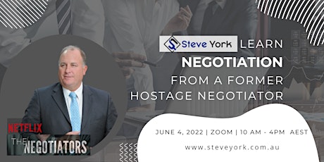 Learn Negotiation from a Former Hostage Negotiator! tickets