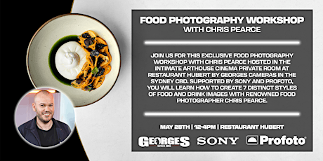 Food Photography Workshop with Chris Pearce tickets