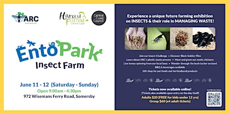 Harvest Festival- Ento Park Insect Farm tickets