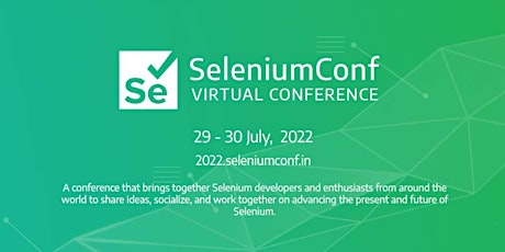 Selenium Conf 2022 Tickets