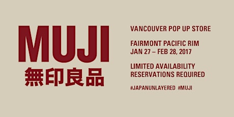 MUJI Vancouver Pop-Up @ JAPAN UNLAYERED  primary image