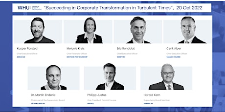 Succeeding in Corporate Transformation in Turbulent Times Tickets