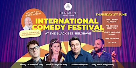 International Comedy Festival Farewell at The Black Bee tickets