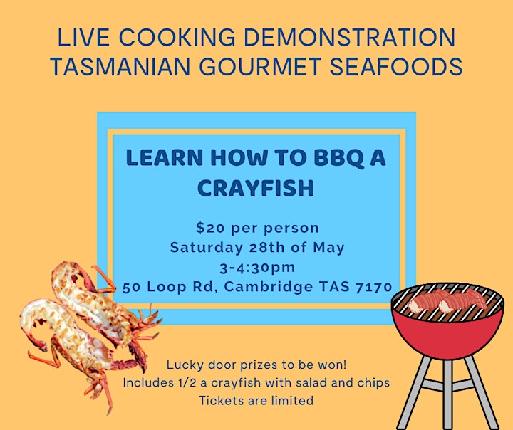 Tasmanian Gourmet Seafoods - Crayfish Cooking Demonstration image