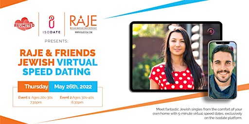 RAJE & Friend's Presents: American Jewish Virtual Speed Dating