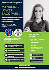 Managing Lower back Pain tickets