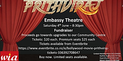 Bollywood Fundraiser Movie - Prithviraj