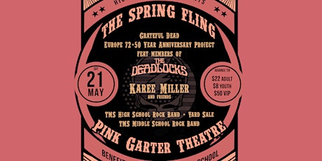 Spring Fling 22 @ The Pink Garter w/  GDTribute, Karee Miller, Yard Sale, + tickets