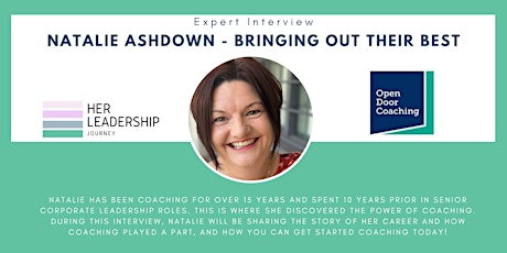 Expert Interview with Natalie Ashdown - Bringing Out Their Best tickets