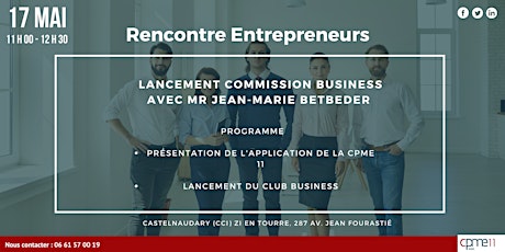 Rencontre Entrepreneurs Castelnaudary billets