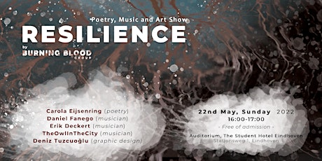 Burning Blood Poetry-Music-Art Show 'Resilience' tickets