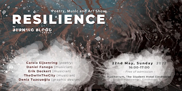Burning Blood Poetry-Music-Art Show 'Resilience'