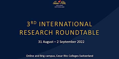 3rd International Research Roundtable tickets