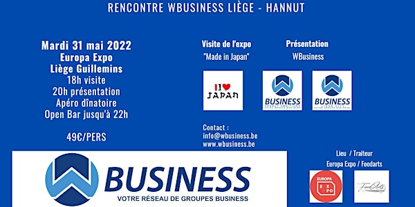 Event WBusiness Liège/Hannut à Europa Expo Liège Guillemins