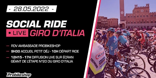 Social Ride & Live Diffusion Giro d'Italia
