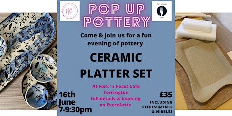 Pottery Workshop - Decorative Platter Set tickets