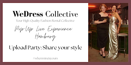 WeDress Collective Live Pop-Up : Upload Party Tickets