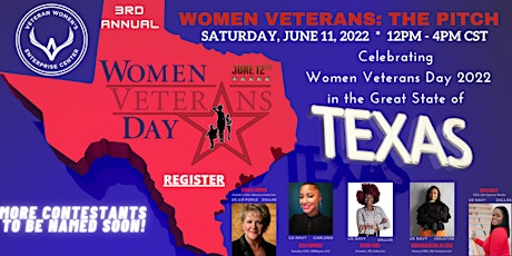 3rd Annual State of Texas Women Veterans: The Pitch  2022 tickets