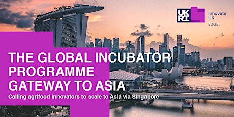 Global Incubator Programme - Singapore, Gateway to Asia - Agrifood tickets