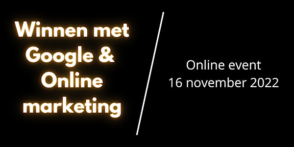 Winnen met Online Marketing (Eva Noort & Stefan Picavet)  - Online Event -