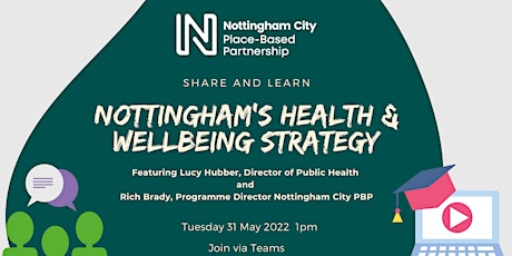 Find out more about Nottingham's New Health & Wellbeing Strategy tickets