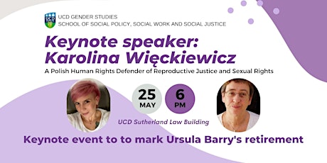Keynote Event to mark Ursula Barry's retirement tickets