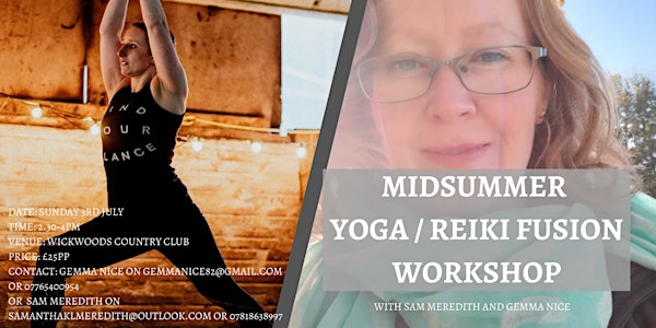 Midsummer Yoga Reiki  Fusion Workshop