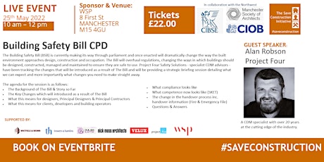 Building Safety Bill CPD tickets