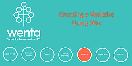 Creating a website using Wix