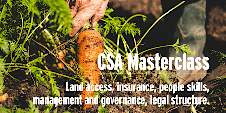 Land, insurance, management, governance, legal structure - CSA Masterclass boletos