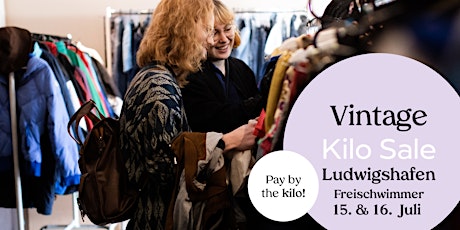 BeThrifty Vintage Kilo Sale | Ludwigshafen | 15. & 16.  Juli Tickets