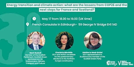 Energy transition and climate action - next steps in Scotland and France tickets
