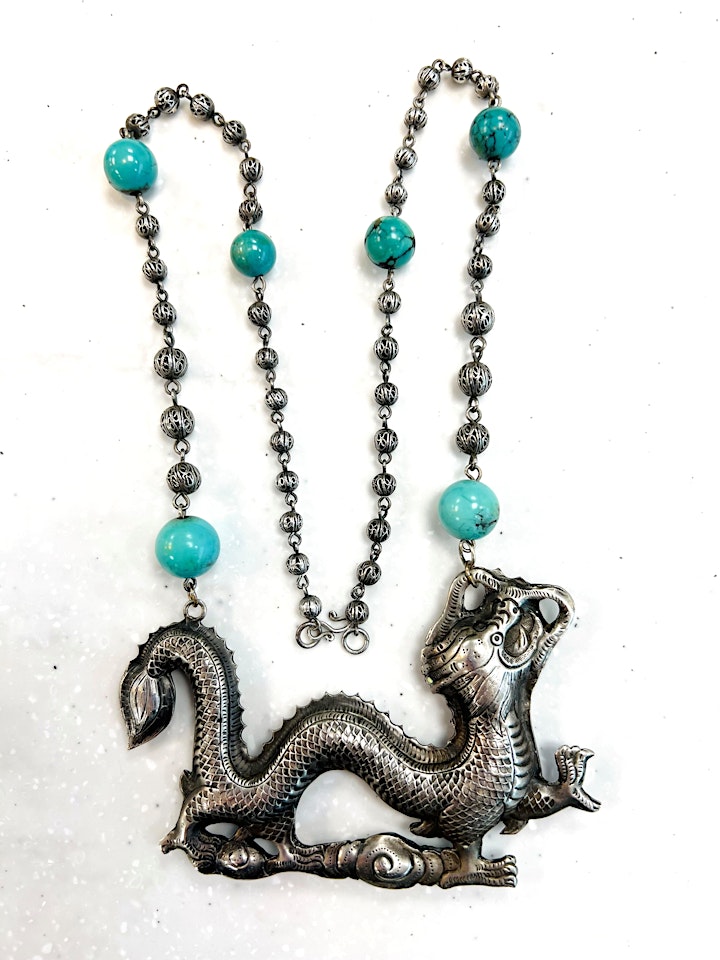Handling session with Lucinda Orr: Chinese antique silver necklaces image