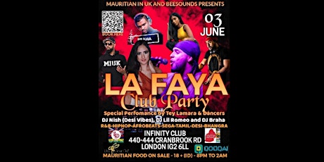 La Faya Club Party Feat Tey Lamara tickets