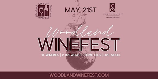 Woodland Winefest First Shift  1-3PM
