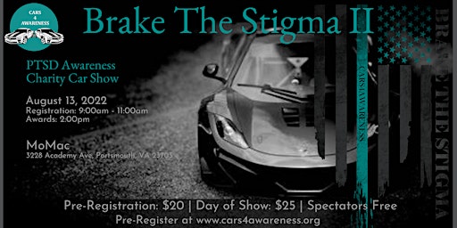 Brake the Stigma PTSD Awareness Charity Car Show