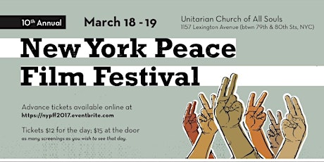 10th Annual New York Peace Film Festival primary image