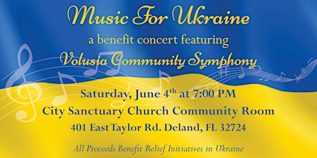 Music for Ukraine - Volusia Community Orchestra tickets