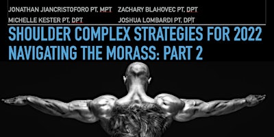 NAVIGATING THE MORASS, A Hands-On Approach to Optimizing Shoulder Function