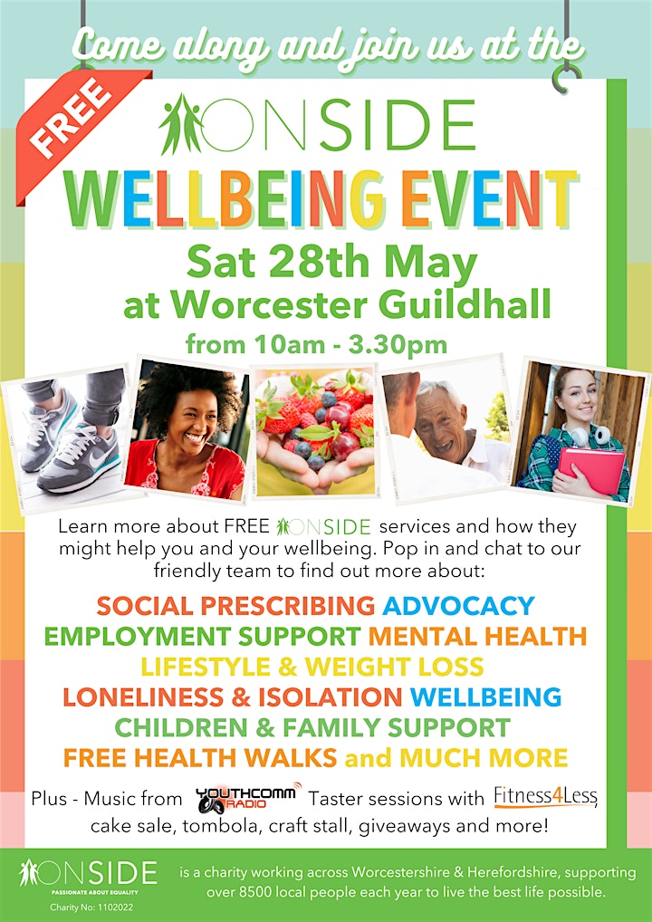 ONSIDE Wellbeing Event image
