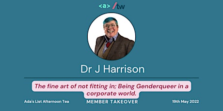 Ada's List Afternoon Tea - Being Genderqueer in a corporate world primary image