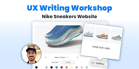 Hands-on UX Writing Workshop: Nike Sneakers Website tickets