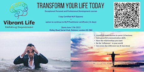 Transform your Life: Certified NLP Diploma & NLP Practitioner Training tickets