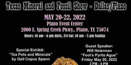 RMGM Texas Mineral & Fossil Dallas/Plano Show tickets