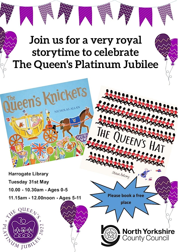 The Queen's Knickers - Jubilee Event for Children aged 0-5 image