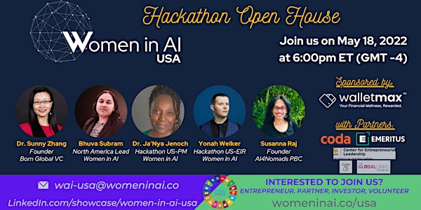 Women in AI - Hackathon USA Open House