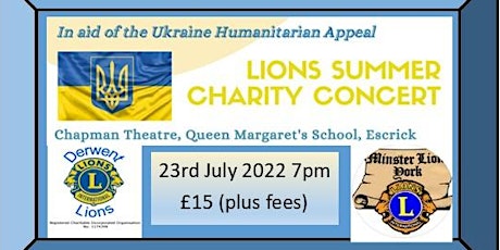 Lions Summer Charity Concert for the People of Ukraine tickets