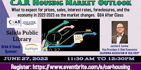 C.A.R. Housing Market Update with Jordan Levine tickets